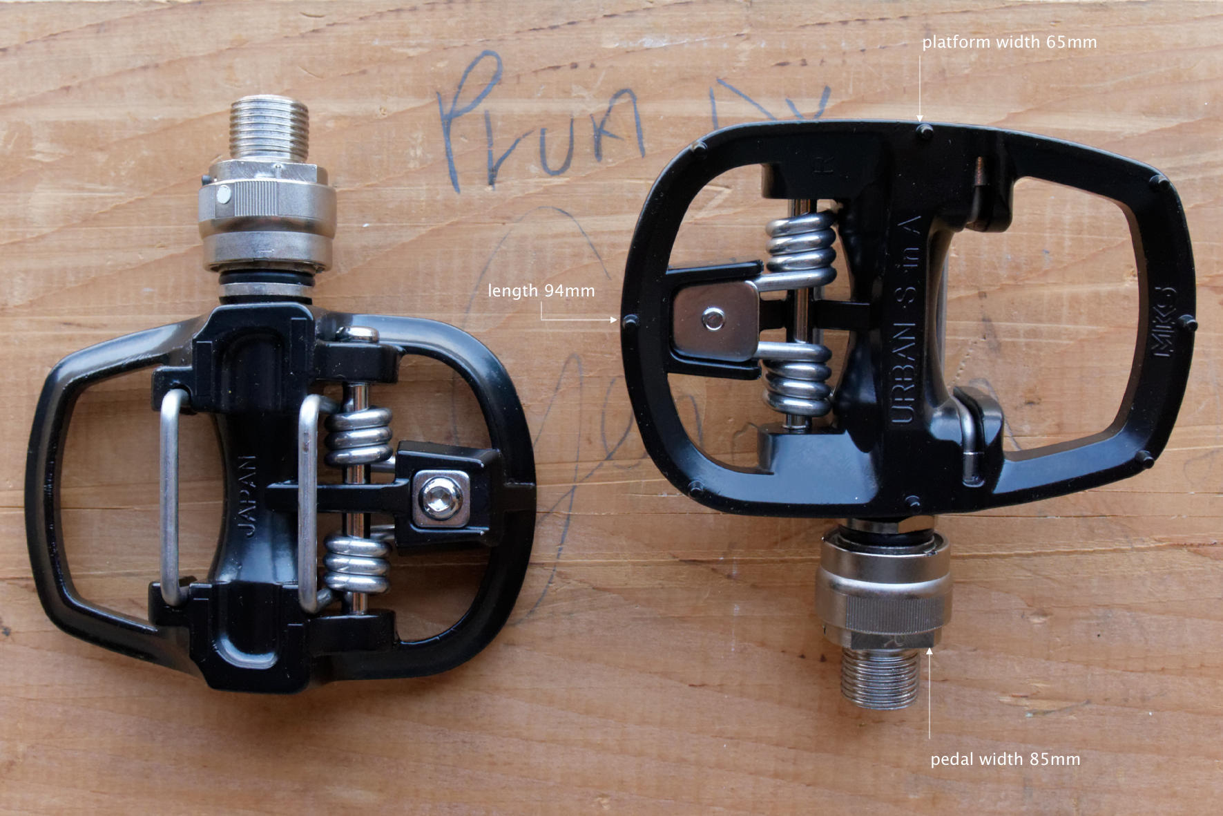 mks removable pedals
